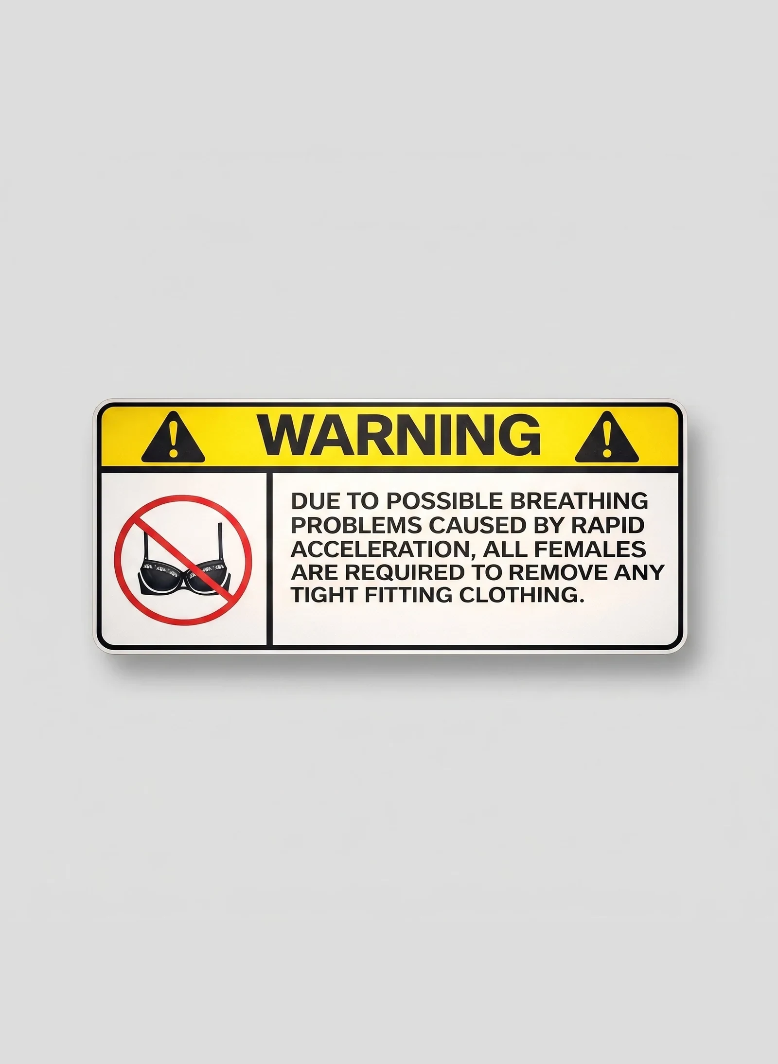 Original Caution Pack, suits any car
